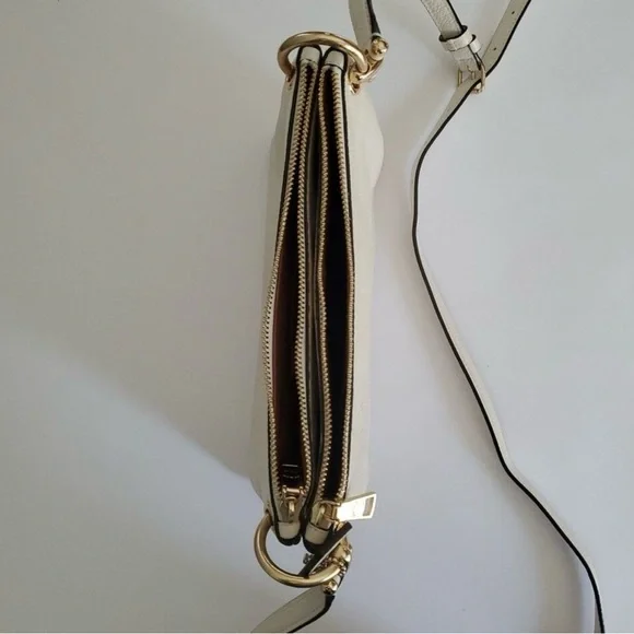 Coach Cream Leather Crossbody Bag - Picture 6 of 10